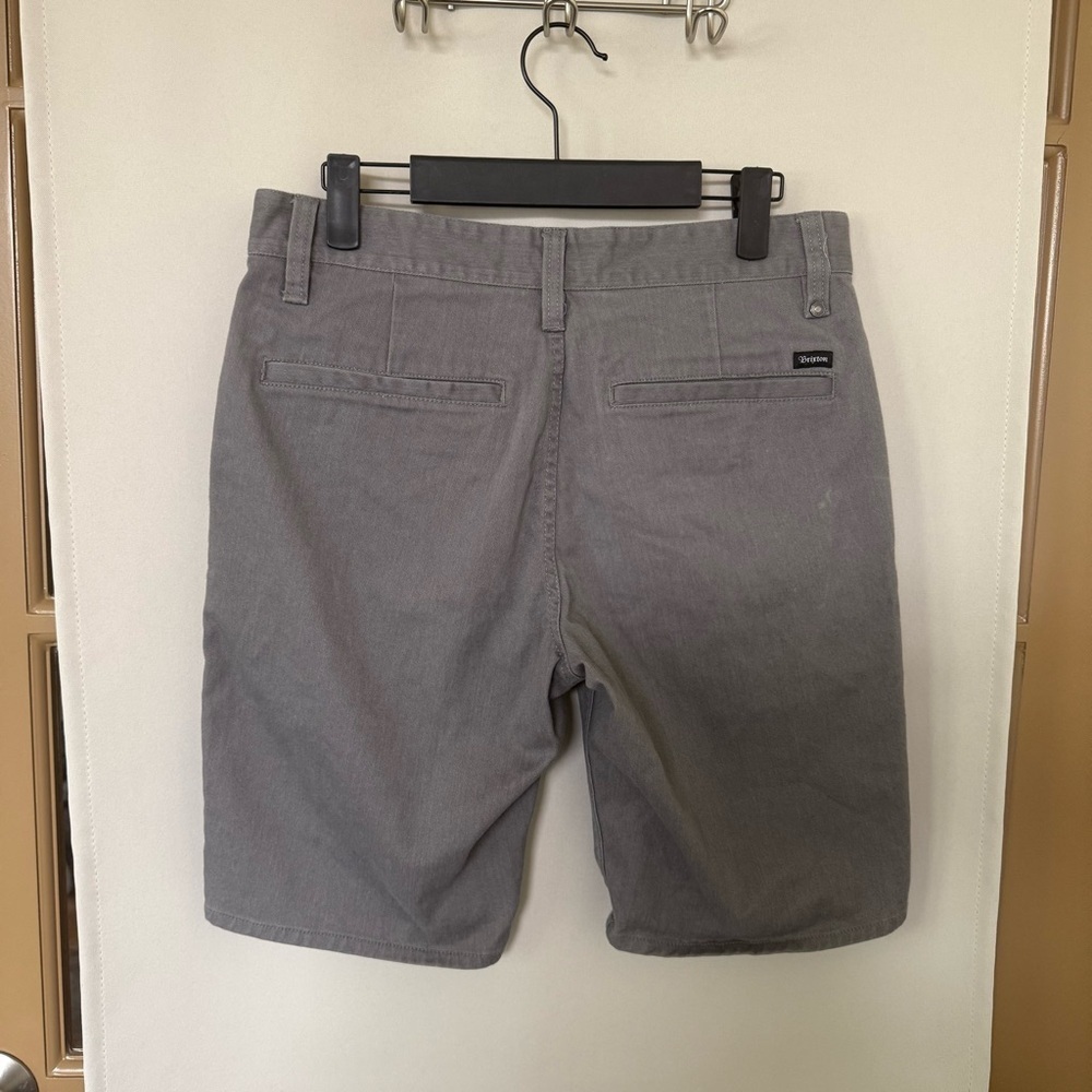 Brixton‎ Men's 30 Grey Toil II Chino Short - Picture 3 of 7